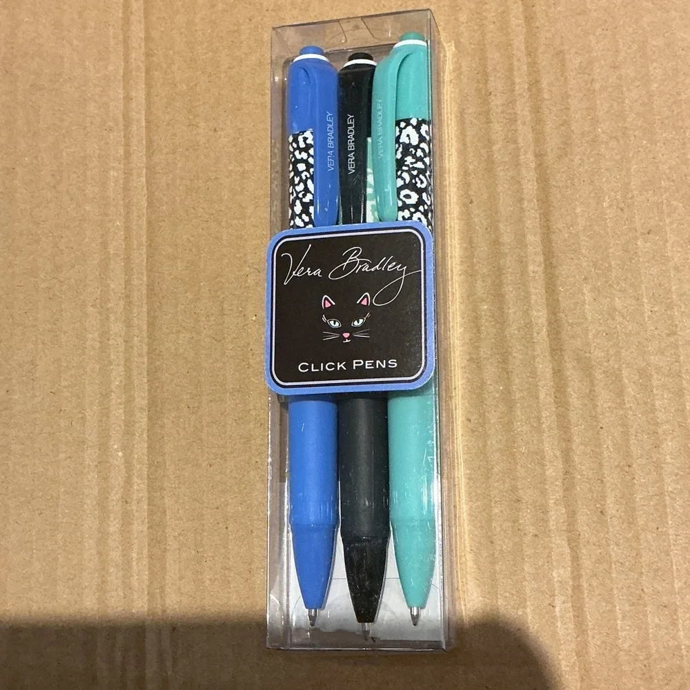 Vera Bradley Black and Blue Stationery Collection - Picture 6 of 6